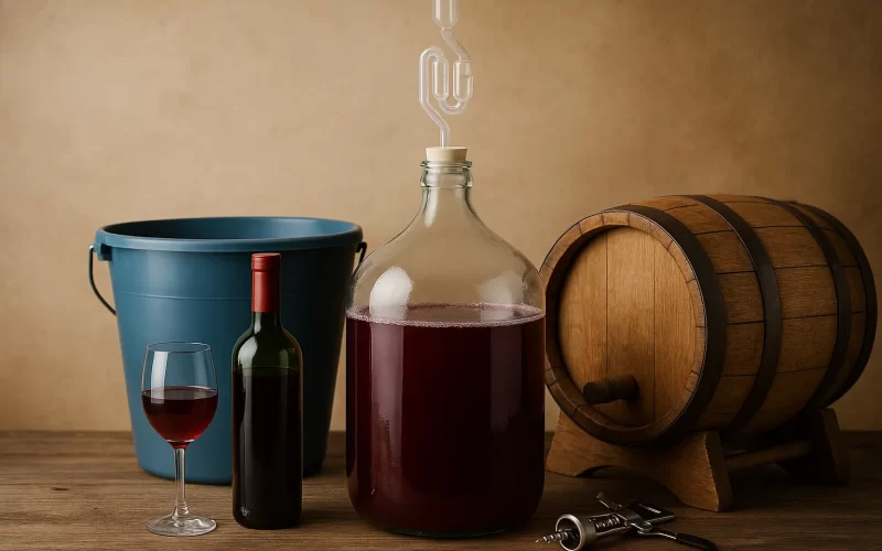 Kā izvēlēties piemērotākos traukus vīna ražošanai mājās